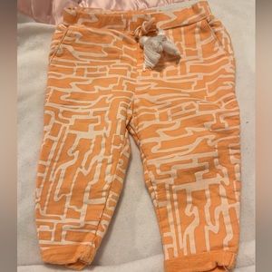 Baby girls orange pants